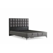 Hanah Home Ram za krevet Abella, 120x121x200 cm, Sivi