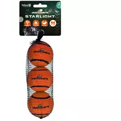 Dog Comets Starlight Tennis Ball - Orange - M (paket 3 kosov)