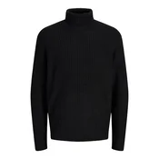 JACK & JONES Pulover JJSAGE črna