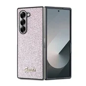 slomart Etui Guess 4G Glitter Script za Samsung Galaxy Z Fold 6 - roza
