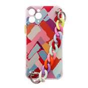 slomart color chain case gel upogljiv elastičen ovitek z obeskom z verižico za xiaomi redmi note 10 5g večbarvni (3)