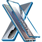 GS Ovitek za Samsung Galaxy S25 Ultra, dvojno magnetno steklo, moder