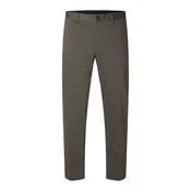 SELECTED Chino hlače SLHAITOR temno rjava