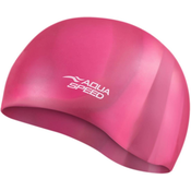 AQUA SPEED Unisexs Swimming Cap Bunt  Pattern 35