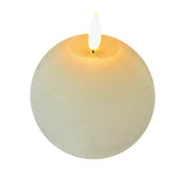 STERNTALER LED sveča, bela, višina 11 cm, krogla, baterija - Razno