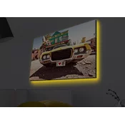 Opviq Slika na platnu sa LED osvetljenjem 45x70cm