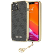 Guess GUHCP13MGF4GGR iPhone 13 6,1 grey hardcase 4G Charms Collection (GUHCP13MGF4GGR)