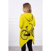 Kiwi cycling print sweatshirt