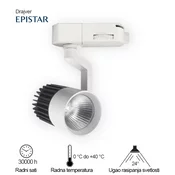 BB Link L2640-20 LED reflektor, Šinski, 3 faze, 20W, 4200K, Bela