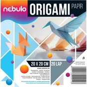 Nebulo: Origami papirji 20x20 cm, 20 kosov, 80 g