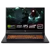 Gaming laptop Acer - Nitro V17 ANV17-61, 17.3, FHD, Ryzen Al 7, 144 Hz, RTX 4050, 32GB/1TB
