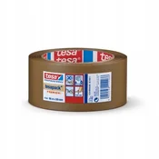 shumee TESA PREMIUM PVC samolepilni pakirni trak, tihi, rjav, 66 m x 50 mm
