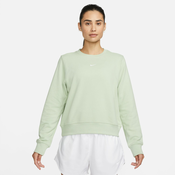 Nike W NK ONE DF CREW LBR, ženski  pulover, zelena FB5125