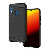 Silikonski ovitek za Huawei P Smart 2019-mat carbon črn