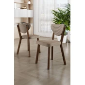 Hanah Home Set stolica Arfe, 37x104x77 cm, 6 komada, Smede