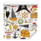 Pirati tapeta za dnevno sobo in spalnico 50x1000 cm