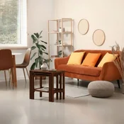Hanah Home set od 3 umetnutih stocica CPT4792-50, orah