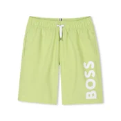 BOSS for boy. J51973 Green Surf Swimsuit (6anos= 114cm), Beachwear, Polyester, childrens fashion