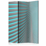Paravan u 3 dijela - Neon Blue [Room Dividers] 135x172