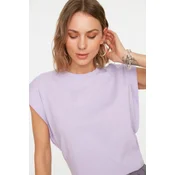 Trendyol Milla Ženska majica TWOSS20TS0021, Ljubicasta