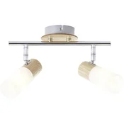 Brilliant Stropni reflektor LED E14 EEK: neodvisno od sijalke (A++ - E) 7 W Brilliant Babsan 51413/50 Les svetel, Bela