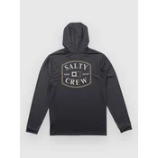 Salty Crew Capitals Hooded Longsleeve Lycra charcoal