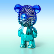 Generic Galvanski Gradient Violent Bear Fan Prenosni USB Ventilator Ročni Namizni, (21132736)