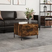 Stolic za kavu boja hrasta 50 x 50 x 40 cm konstruirano drvo