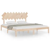 Vidaxl Posteljni okvir 180x200 cm trden les