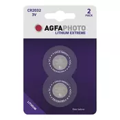 AGFAPHOTO litijske kovanice baterije CR2032 (pakiranje od 2)