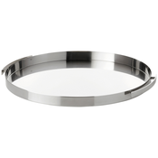 Serving pladenj ARNE JACOBSEN Stelton 33,5 cm srebrna
