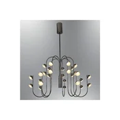 Opviq luster Aster 2843-28A-24, LED 74 W, sivi