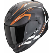 Integrální helma na motorku Scorpion EXO-491 KRIPTA matná cerno-oranžovo-bílá