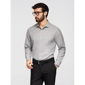 Ombre Mens REGULAR FIT shirt with pocket - gray