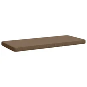 Vidaxl Blazina za klop - 1 kos VUGHT 100% poliester Taupe