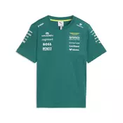 PUMA x ASTON MARTIN ARAMCO F1Â® TEAM Replica Tee Youth, Motorsport, Green Lux, 11-12Y