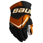 Hokejske rokavice Bauer Vapor FLYLITE Black/Orange Senior 14 palcev
