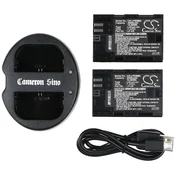 Baterija s polnilnikom za Canon EOS 5D Mark II, EOS 7D in druge, 2000 mAh, Li-Ion