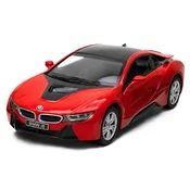 Metalni autic Kinsmart - BMW I8, 1:34, crveni
