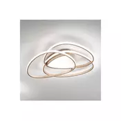 Ondaluce - LED prigušiva stropna svetiljka ROSE LED/60W/230V 50x54 cm zlatna