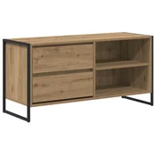 Vidaxl TV omarica s predalom Oreh 100 x 36 x 49,5 cm Konstruiran les