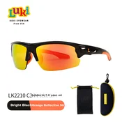 Luki Unisex naocare za sunce, Crno-narandžaste