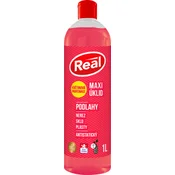 Real Maxi Cleaning s cvetličnim vonjem, čistilo za tla iz nerjavečega jekla, stekla, plastike, antistatično, 1 l