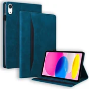 GS Ovitek za iPad 11 2025 A16 (11. gen.)/iPad 10.9 2022 (10. gen.), klasičen, z držalom za pisalo, moder
