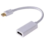Akyga AK-AD-38 adapter za video kabel 0,15 m HDMI vrste A (standardni) Mini DisplayPort Bela