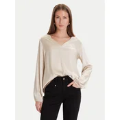 Maryley Bluza 25IB824/18LA Bež Regular Fit