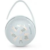 Suavinex Wonderland Duo Soother Case škatlica za dudo Blue Bunny 1 kos