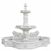 Casa Padrino luxury baroque marble fountain white A� 200 x H. 190 cm