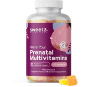 Prenatalni multivitamini + omega-3, 90 gumi bonbonov