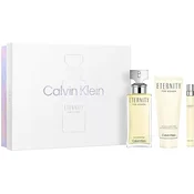 Calvin Klein Eternity ženski darilni set parfumska voda 100 ml + parfumska voda 10 ml + losjon za telo 100 ml (3616304966682)